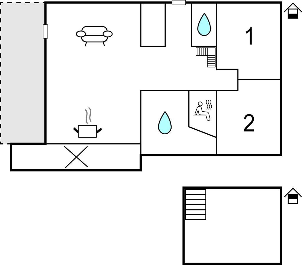 2 Bedroom Nice Home In 다게불 외부 사진
